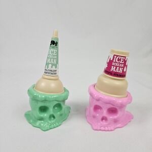 Target Skull Ice Cream Dishes By Rutherford Cone 2024 Halloween Decor